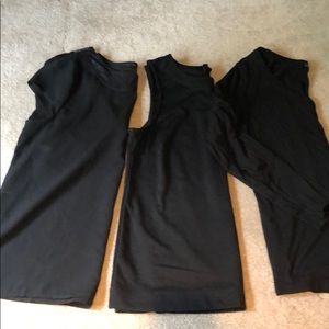 Loft, bundle of 3 Size L black tops.